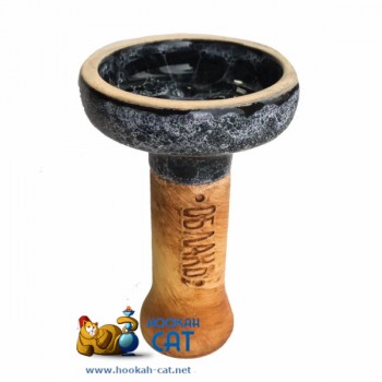 Чаша для кальяна Oblako Black Marble Glaze (Облако Блэк Глейз Мрамор)