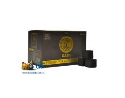 Уголь для кальяна Oasis Standart (Оазис Стандарт) 96 шт. (22мм, 1кг)