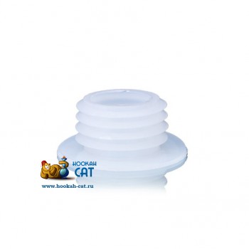 Уплотнитель для кальяна (Колба Шахта) белый силиконовый тонкий