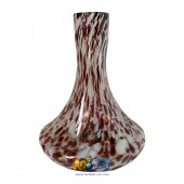 Колба для кальяна Daly Бело-Бордовая Крошка (без борта)