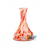 Колба для кальяна Hype Bell Red White Crumb (Красно Белая Крошка)