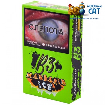 Табак для кальяна B3 Mandarin Ice (Б3 Ледяной Мандарин) Акцизный 50г