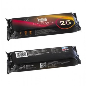 Уголь для кальяна Crown (Краун) 12 шт. (25мм)
